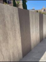 ⁦פלטת אבן גמישה לחוץ – טרוונטין אפור⁩ – תמונה ⁦2⁩
