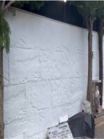 ⁦פלטת פוליאוריתן מוקצף דמוי אבן – לבן⁩ – תמונה ⁦2⁩